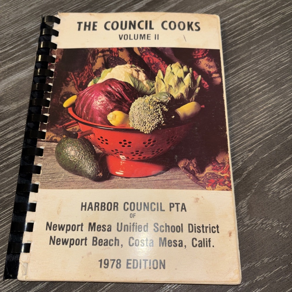 The‎ Council Cooks Volume II Vintage 1978 Harbor Council PTA